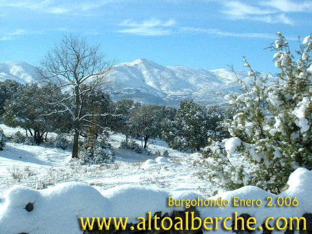 Burgohondo nevado